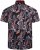 Kam Jeans 6330 AOP Floral Print Short Sleeve Shirt Navy - Overhemden - Overhemden Grote Maten Heren