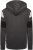 Kam Jeans 7068 Cut & Sew Over Head Hoody Charcoal - Sweaters & hoodies - Sweaters & Hoodies Grote Maten Heren