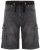 Kam Jeans Dito Denim Shorts Charcoal - Korte broeken - Grote Maten Korte Broeken Heren