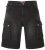 Kam Jeans Ivan Cargo Shorts Black - Korte broeken - Grote Maten Korte Broeken Heren