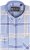Kam Jeans P038 LS Premium Cotton Check Shirt Denim - Overhemden - Overhemden Grote Maten Heren