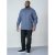 D555 Kermit Long Sleeve Printed Shirt - Overhemden - Overhemden Grote Maten Heren