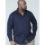 D555 Rashard Long Sleeve Printed Shirt - Overhemden - Overhemden Grote Maten Heren