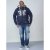 D555 Thurston Full Zip Hoodie Navy - Sweaters & hoodies - Sweaters & Hoodies Grote Maten Heren
