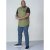 D555 Demarcus Couture T-shirt Khaki - T-shirts - Grote Maten T-shirts Heren