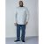 D555 Plato Long Sleeve T-shirt Grey - T-shirts - Grote Maten T-shirts Heren