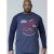 D555 Neill Long Sleeve T-shirt Navy - T-shirts - Grote Maten T-shirts Heren