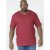 D555 Signature V-neck T-shirt Red - T-shirts - Grote Maten T-shirts Heren