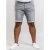 D555 Griffin Denim Shorts Grey - Korte broeken - Grote Maten Korte Broeken Heren
