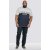 D555 Morris T-shirt Navy - T-shirts - Grote Maten T-shirts Heren