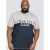 D555 Morris T-shirt Navy - T-shirts - Grote Maten T-shirts Heren