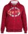 D555 Rylan Hoodie Red - Sweaters & hoodies - Sweaters & Hoodies Grote Maten Heren