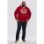 D555 Rylan Hoodie Red - Sweaters & hoodies - Sweaters & Hoodies Grote Maten Heren