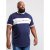 D555 Cullen T-shirt Navy - T-shirts - Grote Maten T-shirts Heren