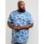 D555 Seymour T-shirt Blue - T-shirts - Grote Maten T-shirts Heren