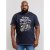 D555 Slater T-shirt Navy - T-shirts - Grote Maten T-shirts Heren