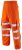 Leo Instow Breathable Executive Cargo Rain pants Hi-Vis Orange - Werkkleding - Werkkleding Grote Maten Heren