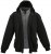 Lavecchia 109 Two-in-one Zipper Hoodie Black/Charcoal - Sweaters & hoodies - Sweaters & Hoodies Grote Maten Heren