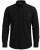 Motley Denim Lisbon Long Sleeve Shirt Black - Overhemden - Overhemden Grote Maten Heren
