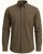 Motley Denim Lisbon Long Sleeve Shirt Dark Khaki - Overhemden - Overhemden Grote Maten Heren