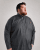 Motley Denim Lisbon Long Sleeve Shirt Charcoal - Overhemden - Overhemden Grote Maten Heren