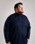 Motley Denim Lisbon Long Sleeve Shirt Navy - Overhemden - Overhemden Grote Maten Heren