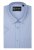 Kam Jeans 6283 Casual SS Herringbone Shirt Blue - Overhemden - Overhemden Grote Maten Heren