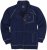 Adamo Manuel Sweatshirt with Zipper Navy - Sweaters & hoodies - Sweaters & Hoodies Grote Maten Heren