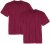 Adamo Marlon Comfort fit 2-pack T-shirt Blackberry - T-shirts - Grote Maten T-shirts Heren