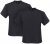 Adamo Marlon Comfort fit 2-pack T-shirt Charcoal - T-shirts - Grote Maten T-shirts Heren