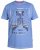 D555 Monty T-shirt Blue - T-shirts - Grote Maten T-shirts Heren