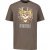 JP1880 T-Shirt Skull Print Guns N Roses Khaki - T-shirts - Grote Maten T-shirts Heren