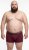 20 Nodi 979 Boxershorts set van 3 Bordeaux/Grijs/Donkerblauw - Boxershorts - Grote Maten Boxershorts Heren