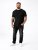 D555 Smartly T-shirt ronde hals Zwart set van 5 - T-shirts - Grote Maten T-shirts Heren