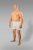 20 Nodi Combed Cotton Jersey Boxer with Front Button Fly White - Ondergoed & Zwem - Grote Maten Ondergoed Heren