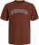 Jack & Jones Caleb Varsity T-Shirt Red - T-shirts - Grote Maten T-shirts Heren