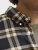 Jack & Jones Classic Flannel Long Sleeve Shirt Black - Overhemden - Overhemden Grote Maten Heren