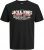 Jack & Jones Logo 2COL T-Shirt Black - T-shirts - Grote Maten T-shirts Heren