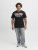 Jack & Jones Logo 2COL T-Shirt Black - T-shirts - Grote Maten T-shirts Heren