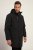 JP1880 Warm Parka with Wind Cuffs Black - Jassen - Grote Maten Herenjassen