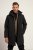 JP1880 Warm Parka with Wind Cuffs Black - Jassen - Grote Maten Herenjassen