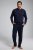JP1880 Two-piece Pyjamas Long Sleeve and Long Trousers Navy - Ondergoed & zwem - Grote Maten Ondergoed Heren