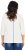 Ulla Popken Photo Graphic 3/4 Sleeve Tee Pearl White - Bedrukte T-shirts voor dames - 