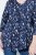 Ulla Popken Asymmetric Cowboy Boot Print Tee Dark Blue - Bedrukte T-shirts voor dames - Bedrukte T-shirts voor Dames