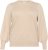 Kaffe Curve Lizzy Trui met lange mouw Beige - Truien & knitwear - 