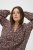 Kaffe Curve Belle Blouse Pink Black Graphic Flower - Blouses - 