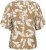 Kaffe Curve Marla Blouse Oak Chalk Leaf - Blouses - 