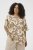 Kaffe Curve Marla Blouse Oak Chalk Leaf - Blouses - 