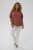 Kaffe Curve Neela Off-Shoulder Blouse Henna Brown - Blouses & tunieken - 