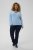 Kaffe Curve Jilanda V-Neck Pullover Blue - Truien & knitwear - 